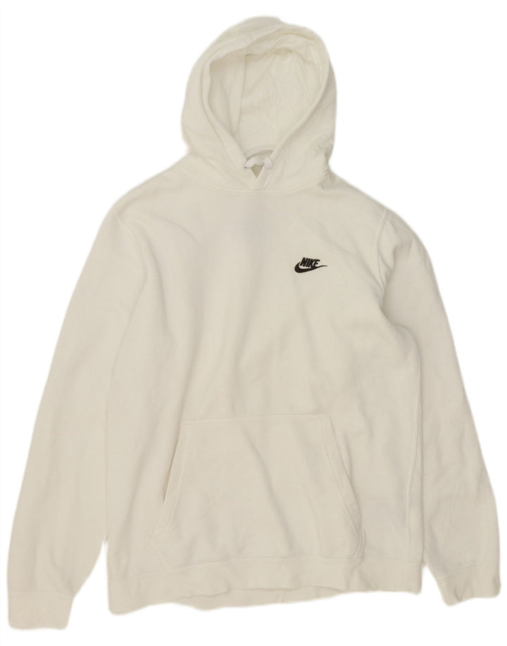 Nike hættetrøje til mænd, stor hvid bomuld