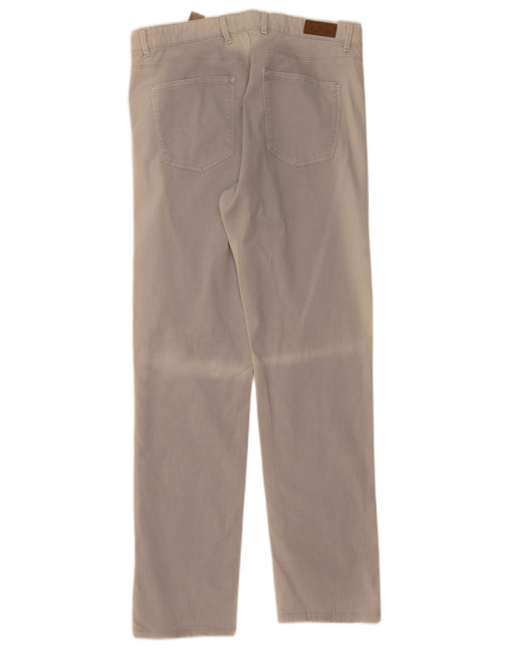 MASSIMO DUTTI Herre Lige Casual Bukser EU 42 Large W32 L32 Grå
