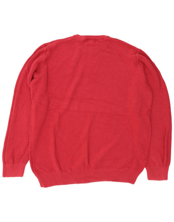 Marks & Spencer Herre Regular Fit Crew Neck sweater 2XL rød bomuld