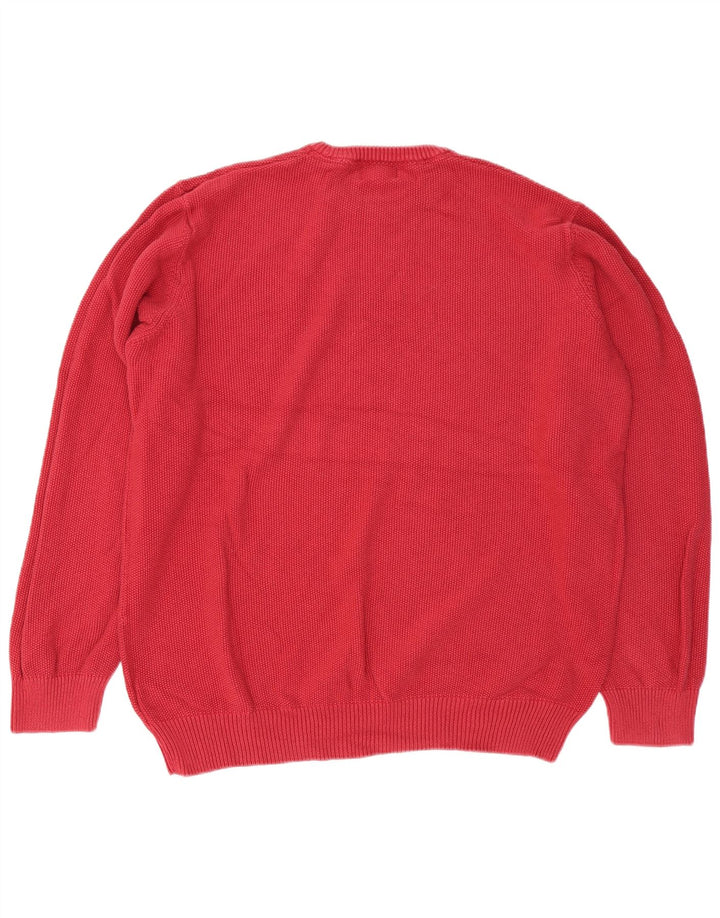 Marks & Spencer Herre Regular Fit Crew Neck sweater 2XL rød bomuld