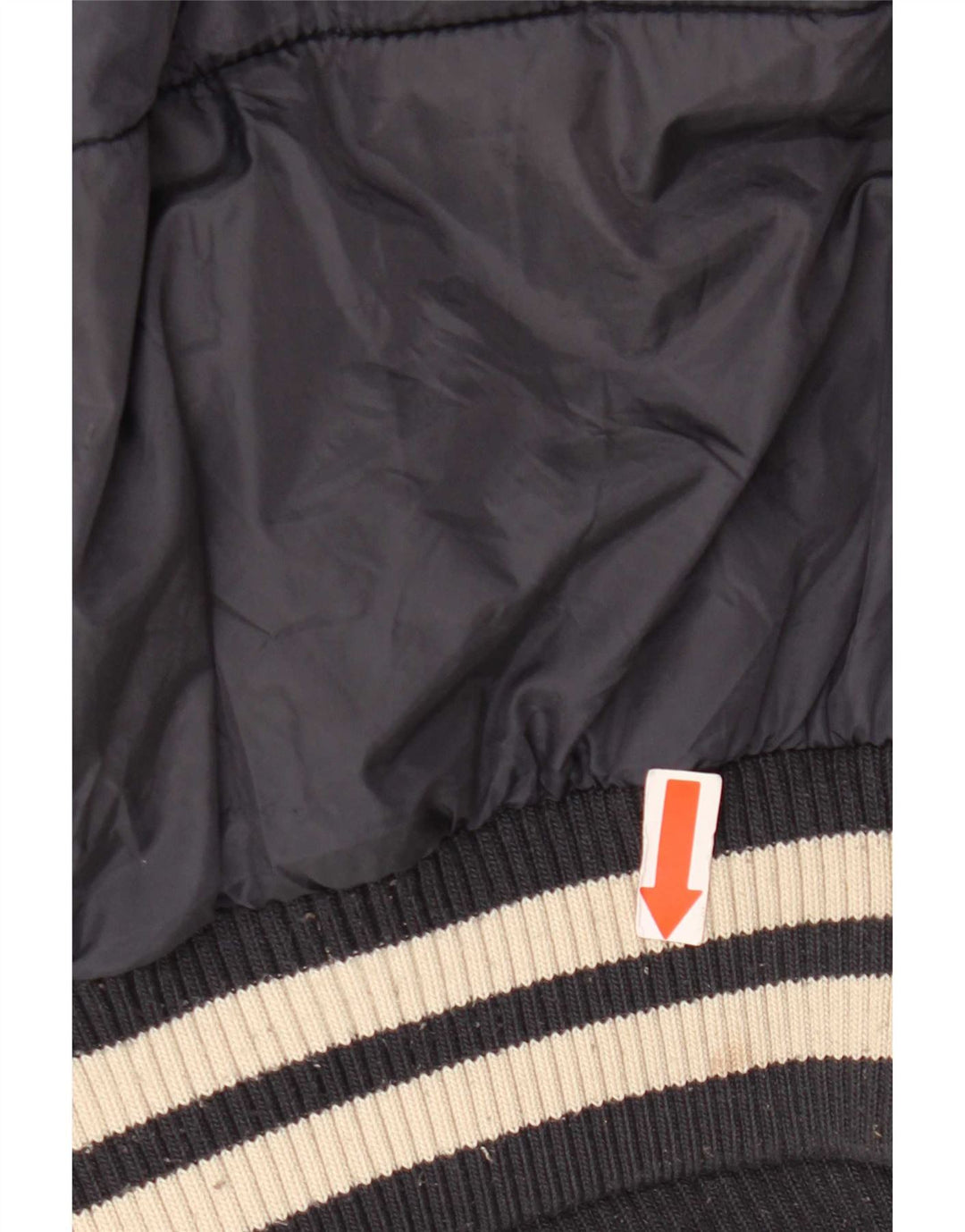 Zara Grafisk polstret jakke til drenge 13-14 år Medium Navy Blue Colourblock