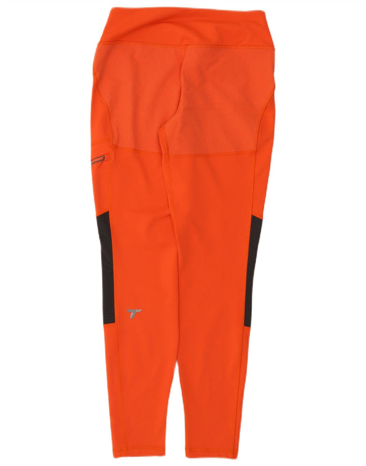 Columbia Womens Omni-Shield Leggings UK 12 Medium Orange Colourblock