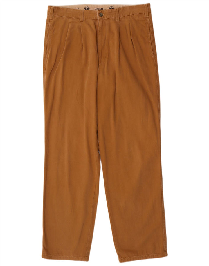 Dockers Herre Pegged Chino Bukser W36 L32 Beige
