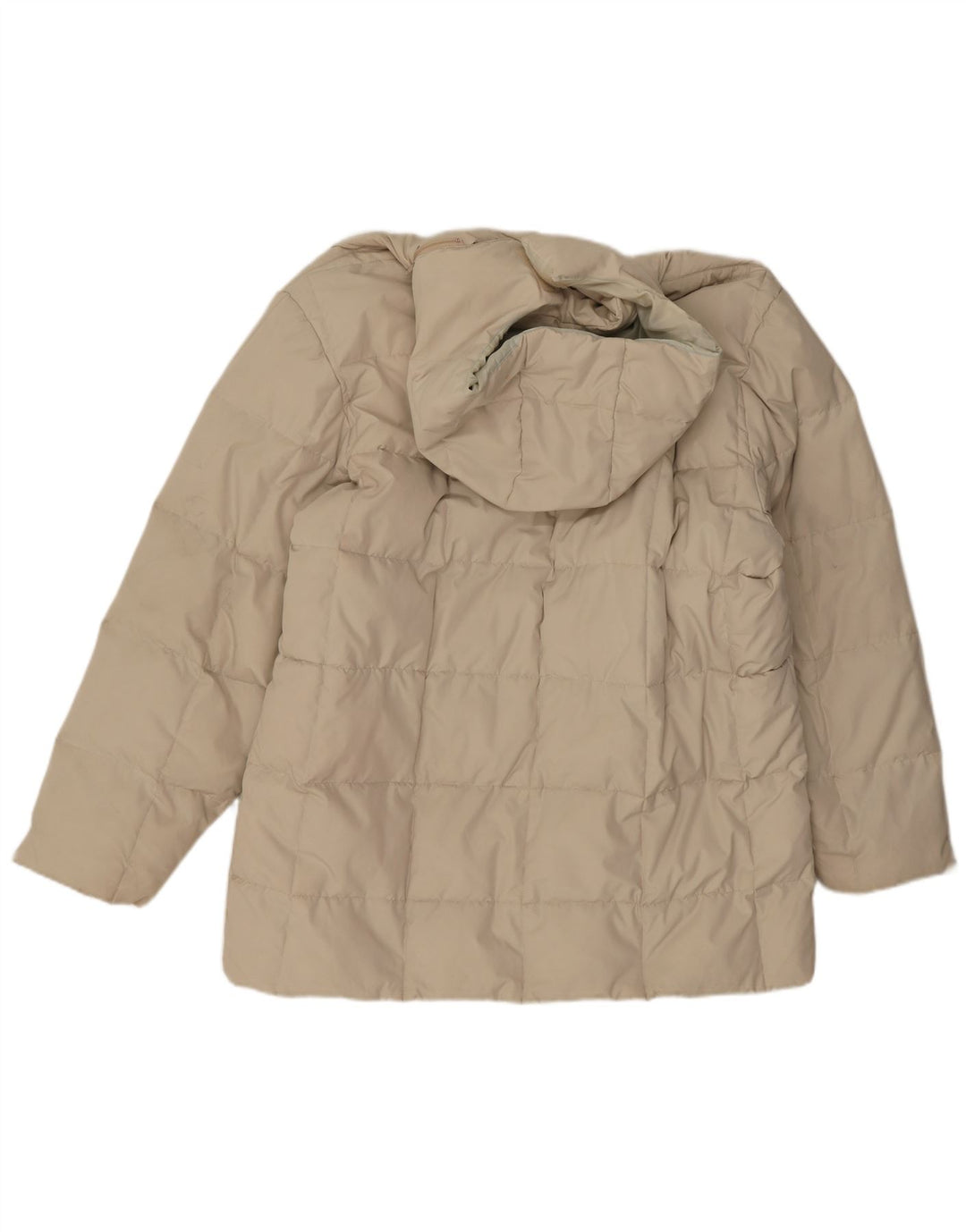 Sergio Tacchini Dame Hætte Polstret Frakke UK 20 2XL Beige