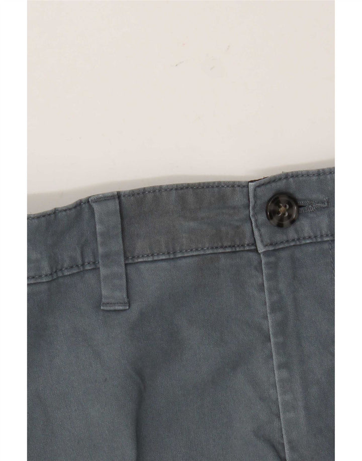 Marks & Spencer Chino Shorts til mænd W30 Medium Blue Bomuld