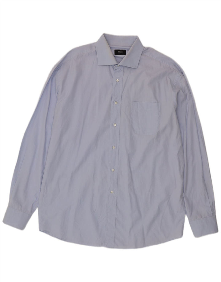 Hugo Boss Herreskjorte Str. 45 17 1/2 XL Blå