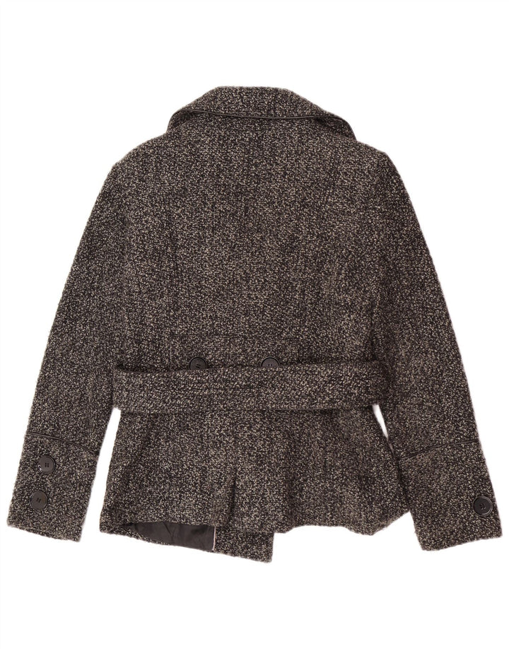 Zara Dame 3 Button Blazer Jacket UK 10 Small Grå