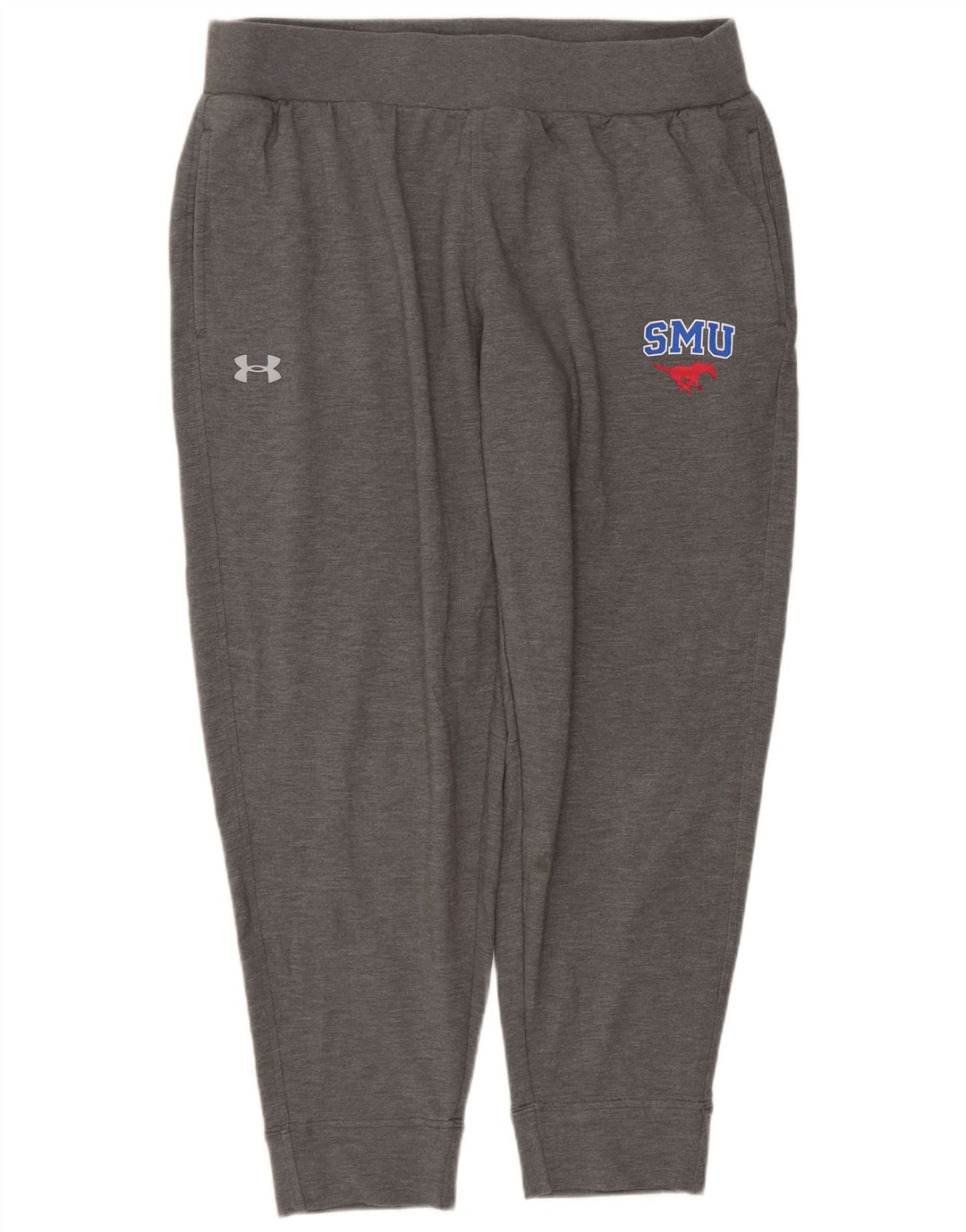 UNDER ARMOUR Herre SMU Mustangs Træningsdragt Bukser Joggers Large Grå