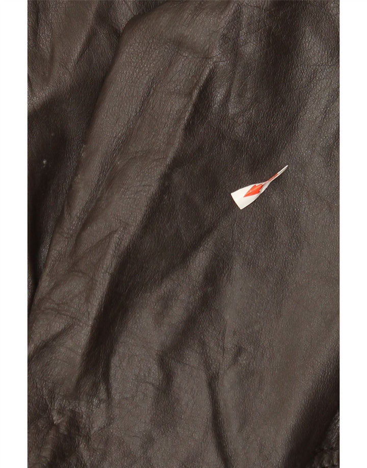 Vintage læderjakke til mænd IT 48 Medium brunt læder