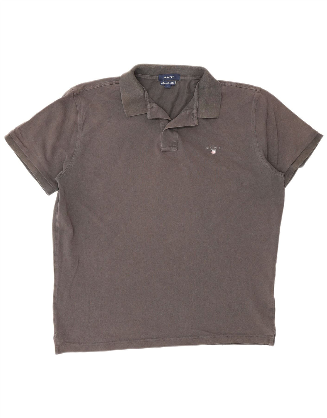 Gant Herre Regular Fit Polo Shirt Stor Grå Bomuld
