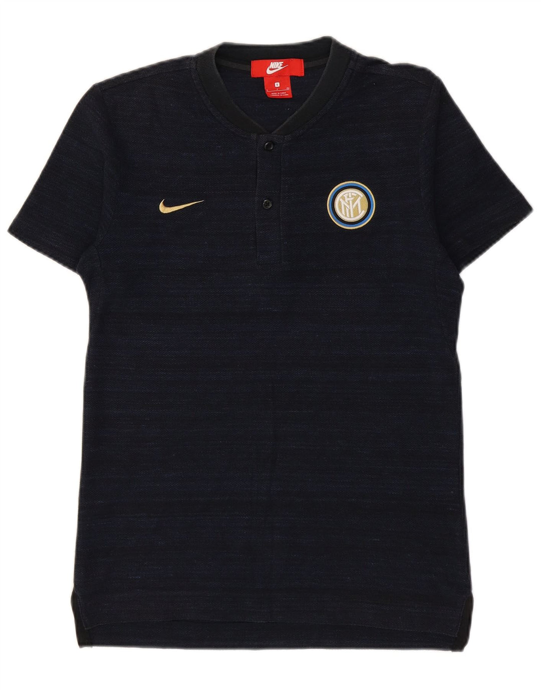 Nike Herre Inter Milan T-Shirt Top Lille Marineblå