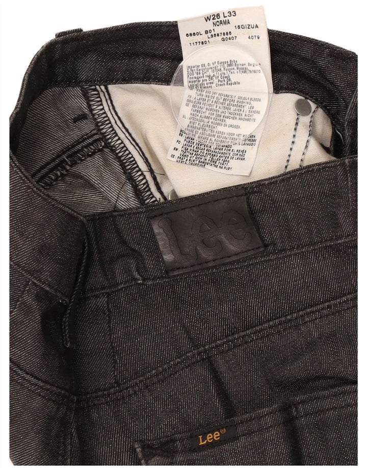 Lee Kvinder Norma Slim Jeans W26 L27 Sort Bomuld