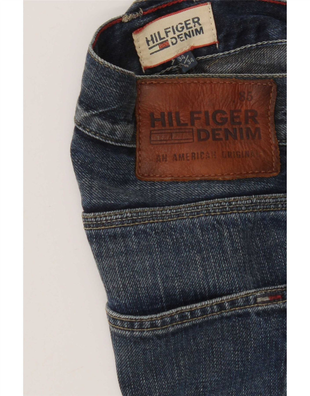 Tommy Hilfiger Straight Jeans til mænd W34 L34 Blå