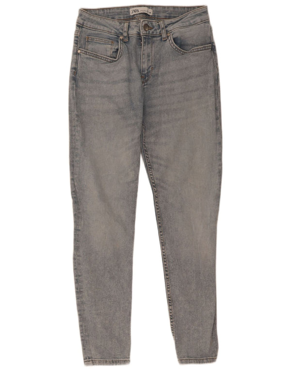 Zara Dame Skinny Jeans EU 38 Small W28 L28 Blå Bomuld