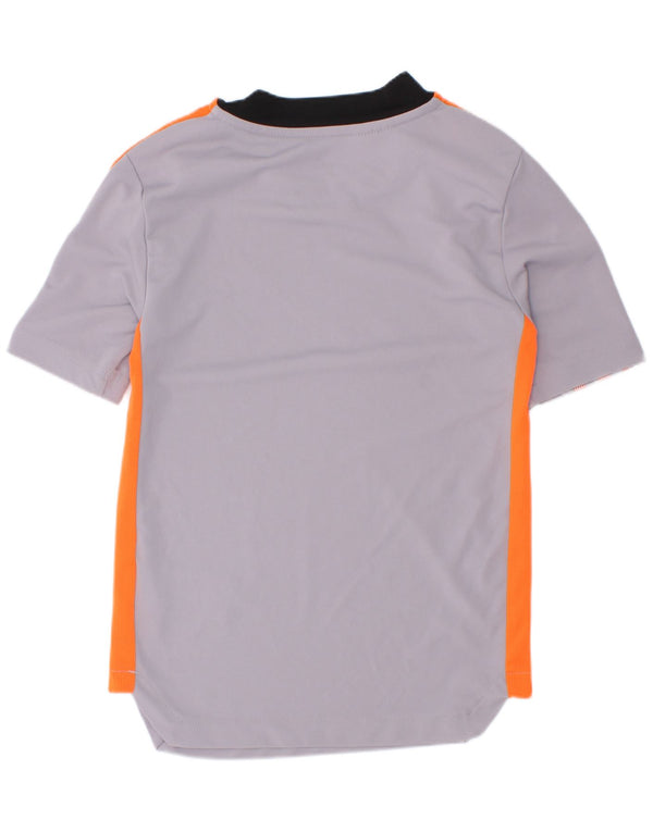 Adidas Boys Juventus Grafisk T-Shirt Top 7-8 år Grå Colourblock