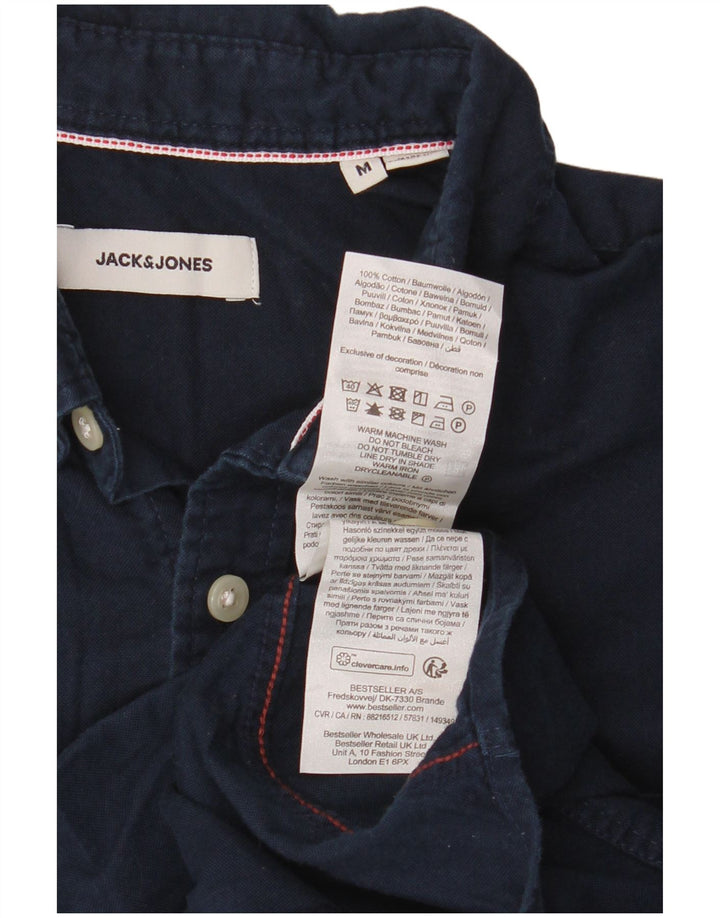Jack & Jones herreskjorte medium marineblå bomuld