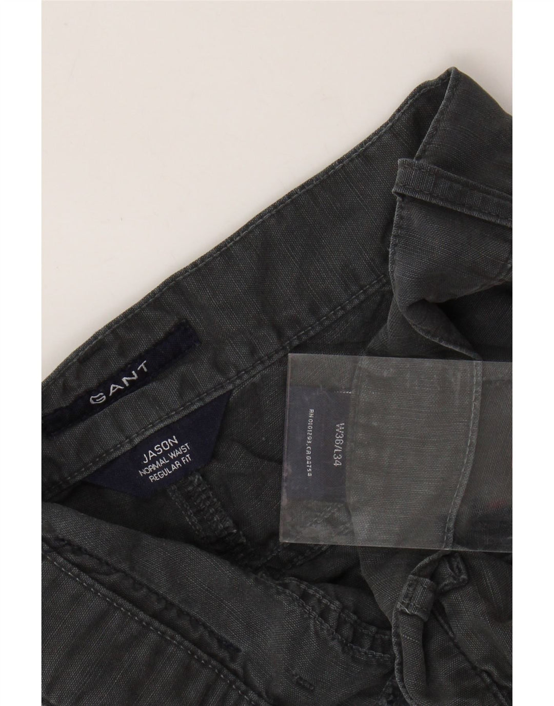 GANT Herre Jason Regular Fit Casual Bukser W36 L30 Grå