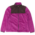 FILA Womens Fleece Jacket UK 10 Small Purple Colourblock Polyester