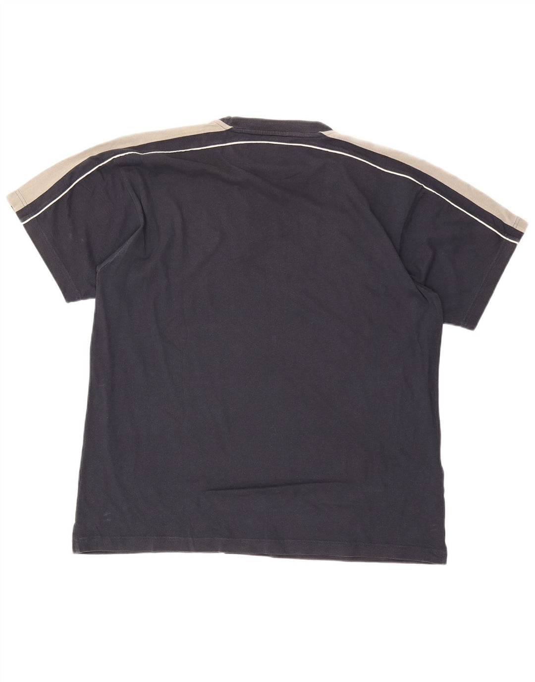 Champion Herre T-Shirt Top 2XL Navy Blue Colourblock