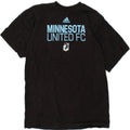 ADIDAS Boys Minnesota Graphic T-Shirt Top 10-11 Years Medium Black Vintage Adidas and Second-Hand Adidas from Messina Hembry 