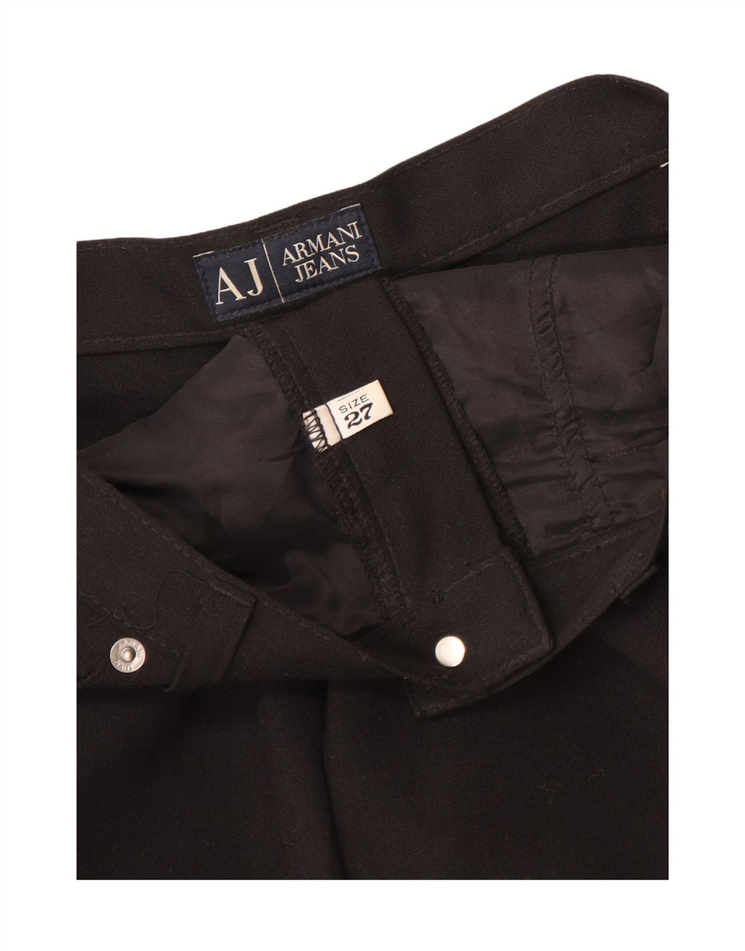 Armani Lige Casual Bukser til kvinder W27 L27 Sort