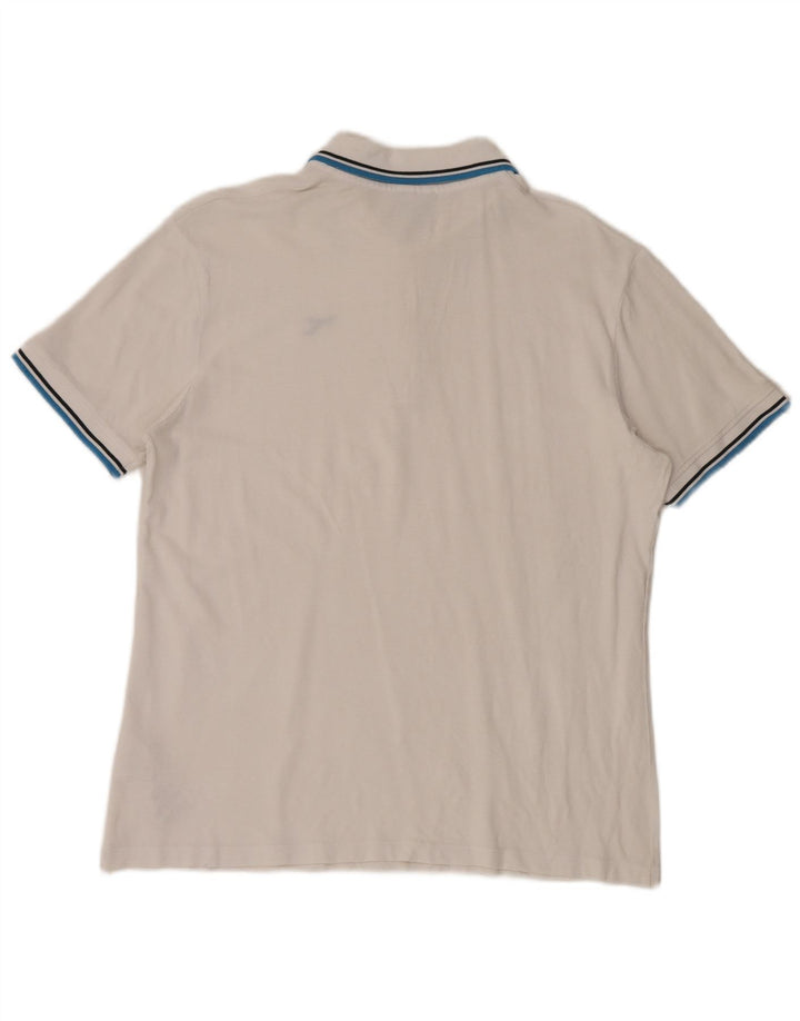 Diadora herre poloskjorte stor hvid bomuld
