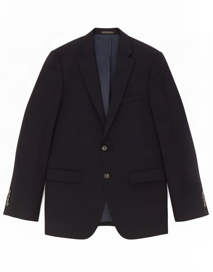 Zara Herre 2-knaps blazerjakke str. 50 Medium Sort Uld