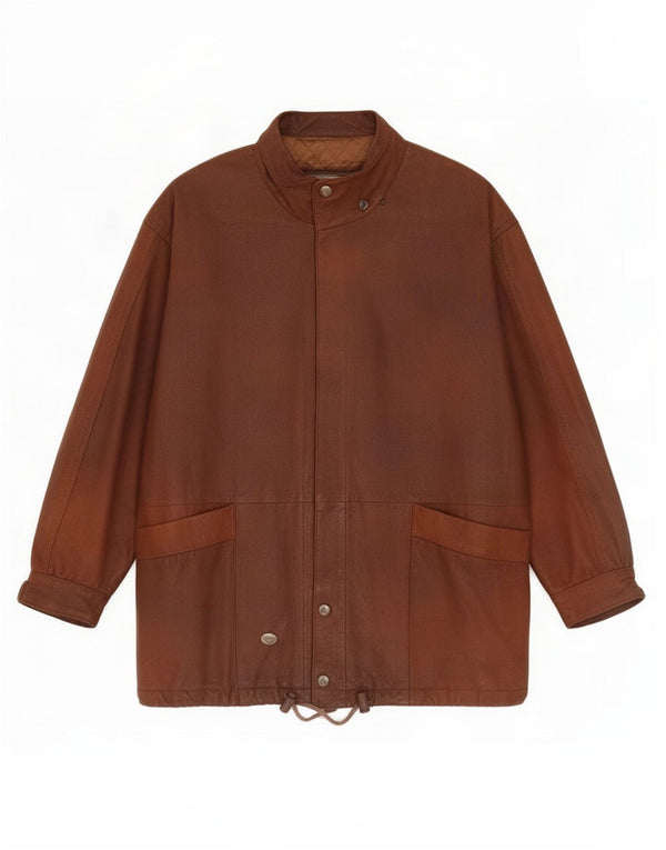 Vintage dame læderjakke UK 16 Large Brown