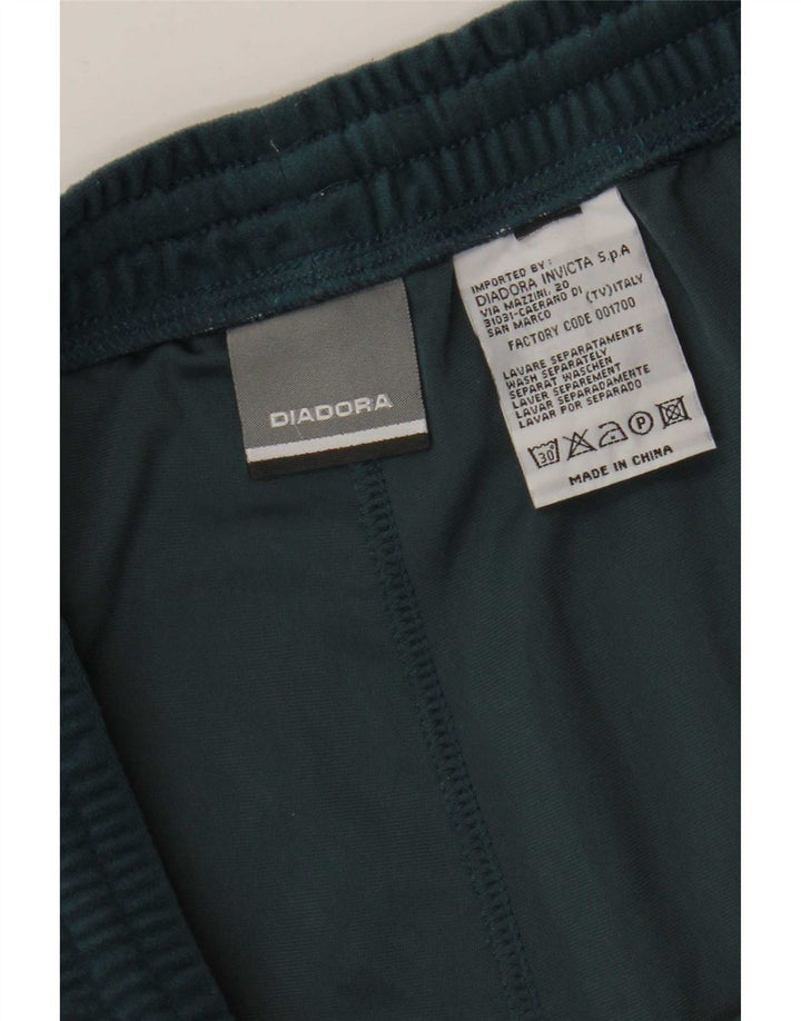 Diadora Herre Velour Træningsdragt Bukser 2XL Grøn Polyester