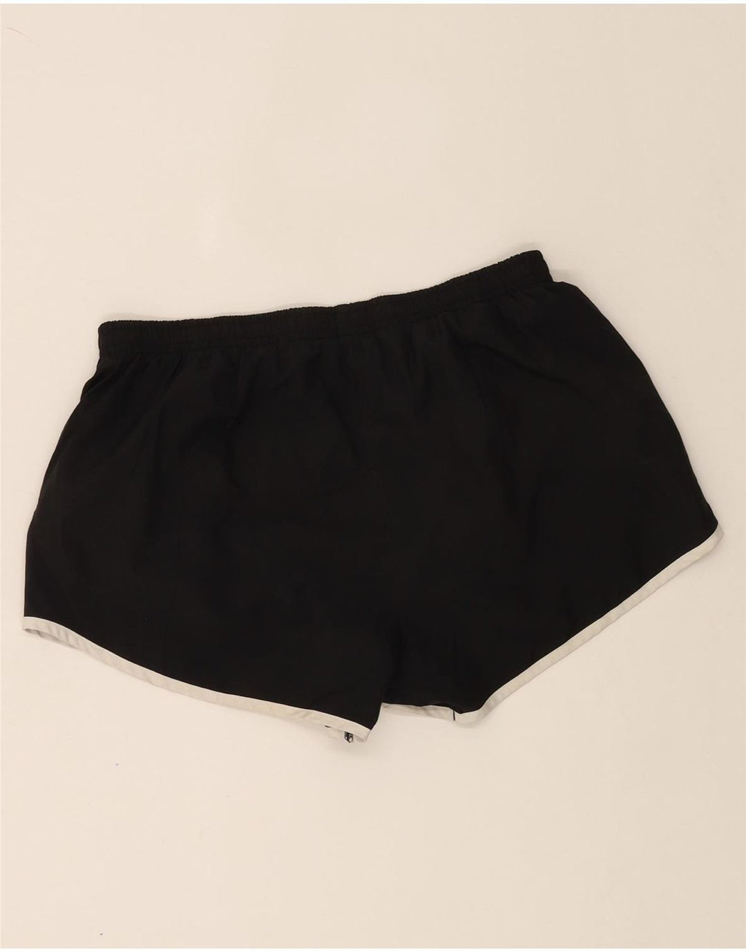 NIKE Womens Sport Shorts UK 12 Medium  Black Polyester Vintage Nike and Second-Hand Nike from Messina Hembry 