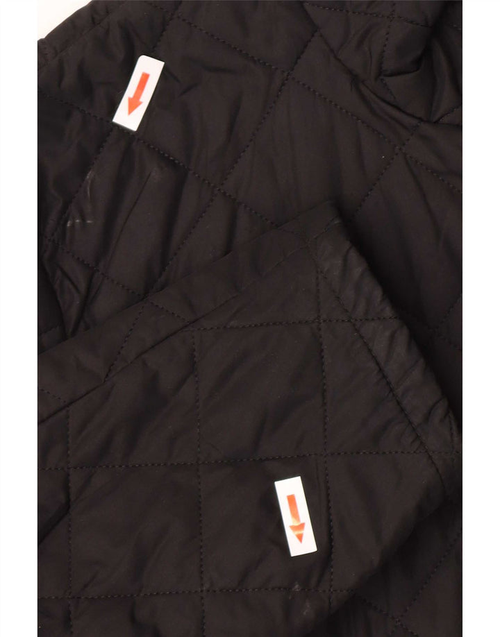 Barbour Herre quiltet jakke UK 38 Medium Sort Polyester