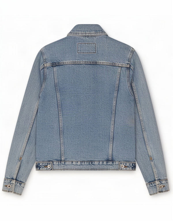 Marks & Spencer Dame denimjakke UK 8 Small Blue Cotton