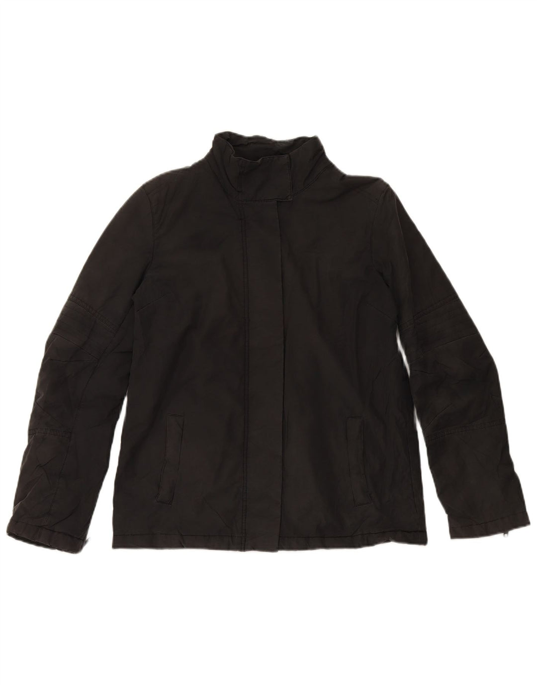 Jigsaw Dame Oversized Windbreaker Jacket UK 10 Small Black