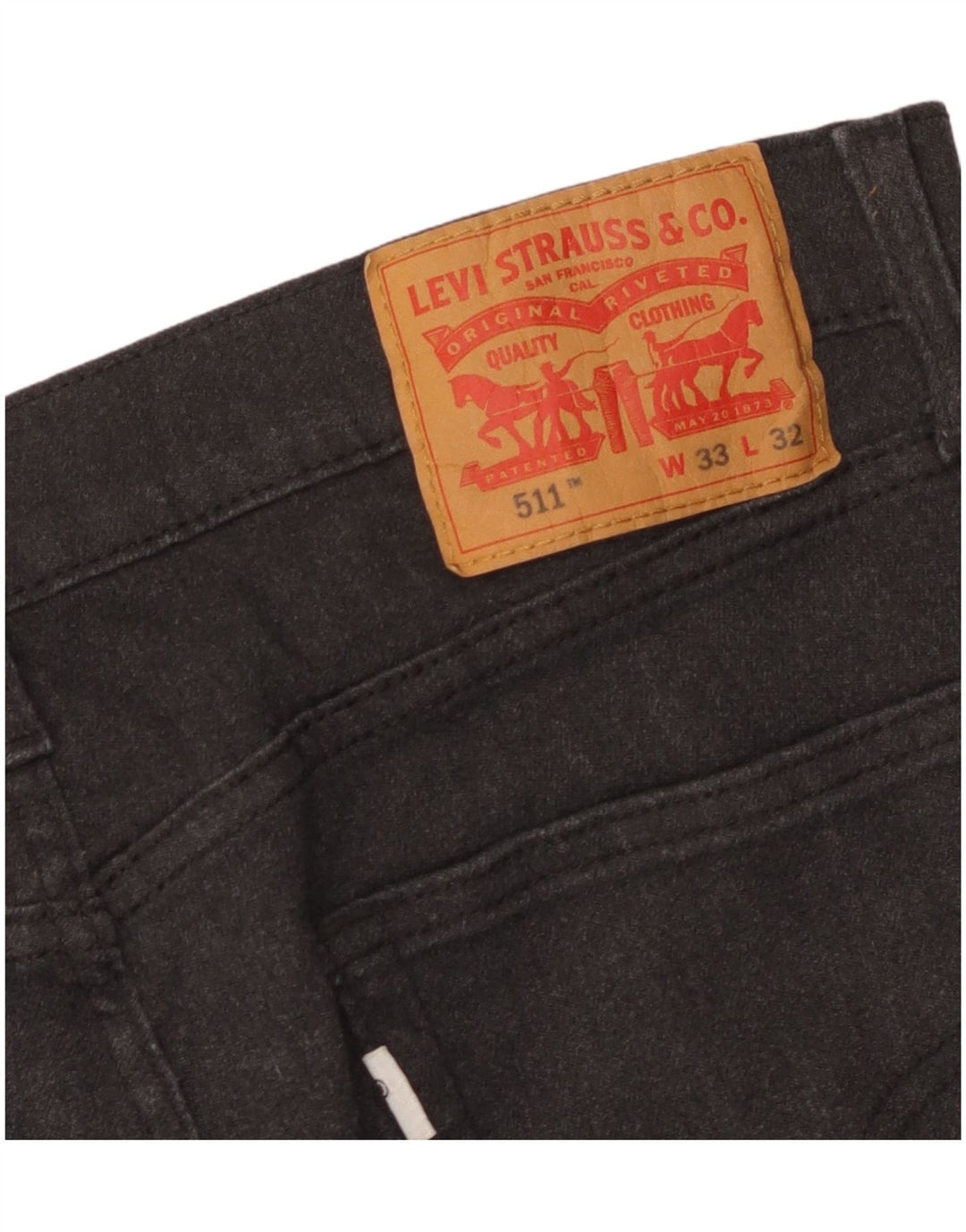 Levi's Herre 511 Slim Jeans W33 L27 Grå