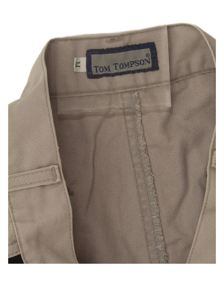 Tom Tompson Herre Cargo Shorts Medium W30 Grå Bomuld