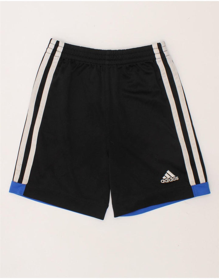 ADIDAS Boys Sport Shorts 2-3 Years Black Polyester Vintage Adidas and Second-Hand Adidas from Messina Hembry 