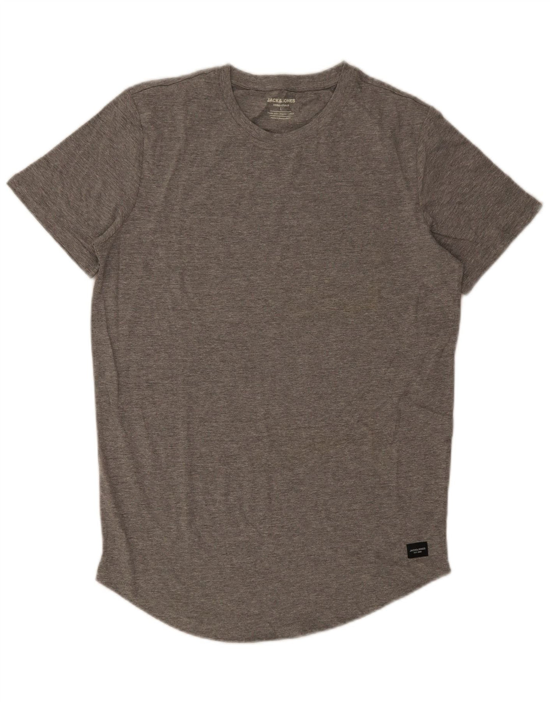 Jack & Jones Herre T-Shirt Top Stor Grå Bomuld
