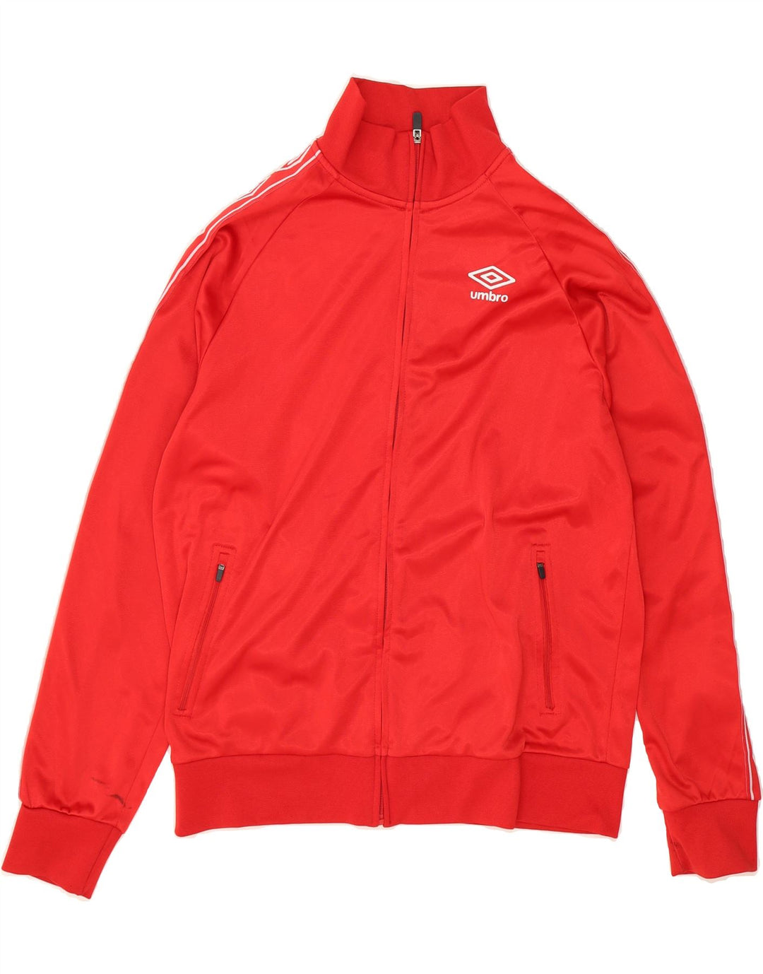 UMBRO Womens Tracksuit Top Jacket UK 18 XL Red Polyester Vintage Umbro and Second-Hand Umbro from Messina Hembry 