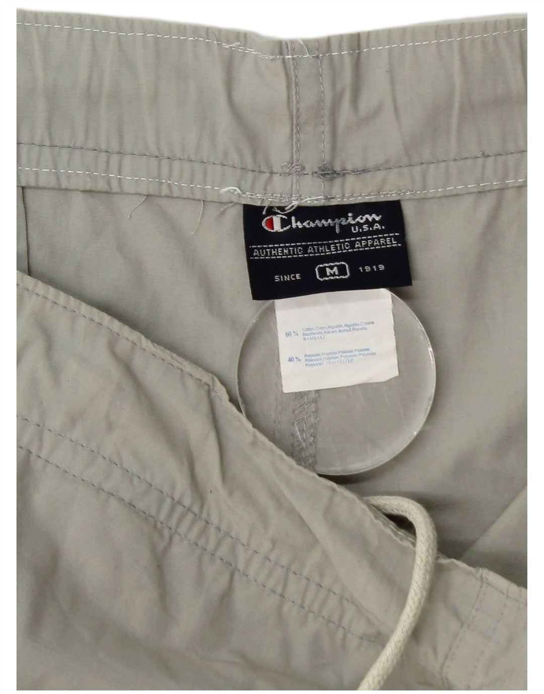 Champion Herre Chino Shorts Medium W40 Grå Bomuld