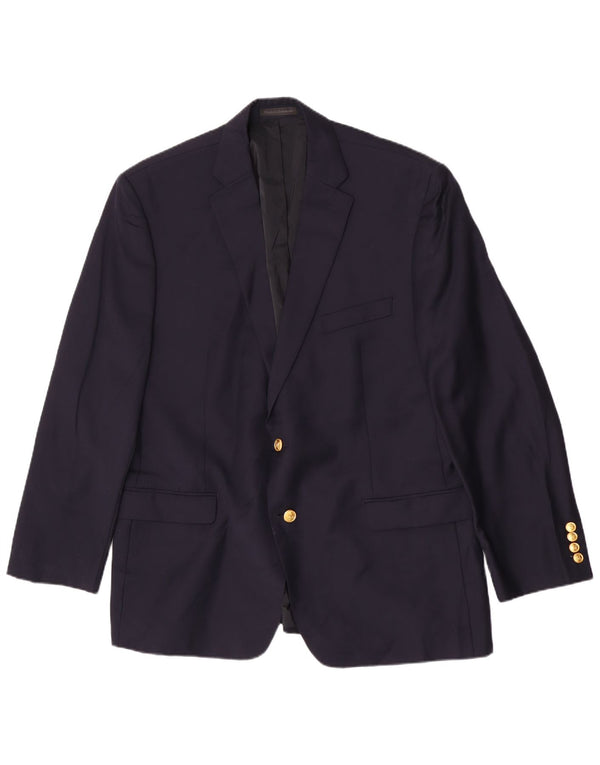 Ralph Lauren Herre 2-knaps blazerjakke UK 44 2XL Navy Blue Wool