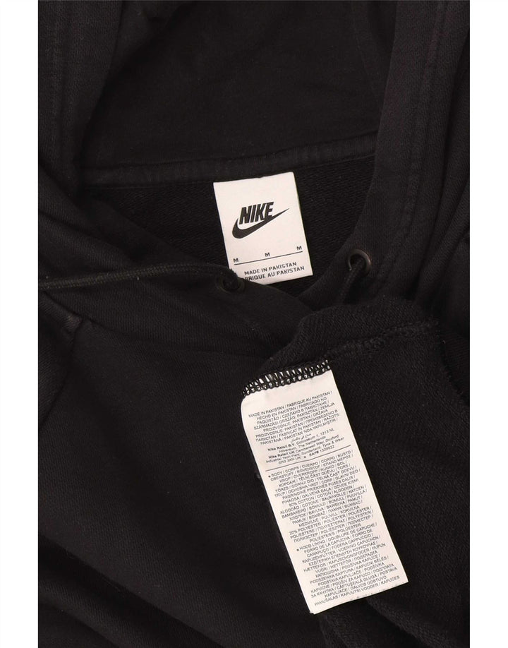 Nike Dame Hættetrøje UK 14 Medium Sort Bomuld