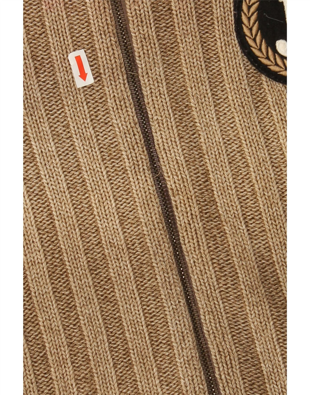 RICHMOND Boys Cardigan Sweater 6-7 Years Brown Wool Vintage Richmond and Second-Hand Richmond from Messina Hembry 