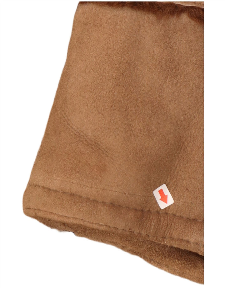 Vintage Dame Shearling Coat UK 16 Large Beige