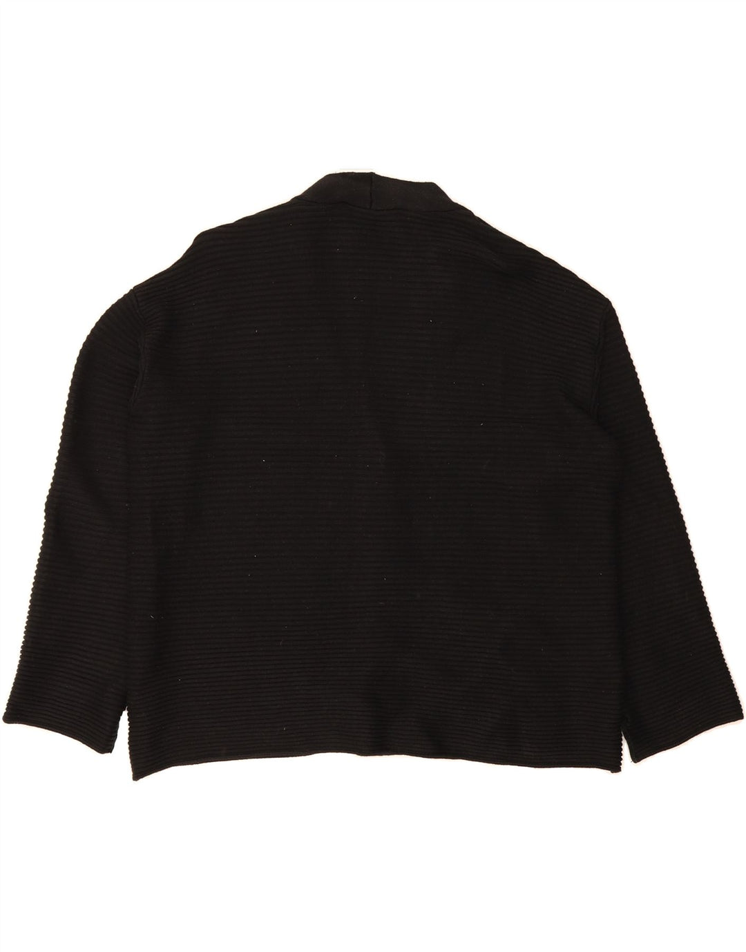 ZARA Womens Oversized Cardigan Sweater UK 10 Small Black Viscose Vintage Zara and Second-Hand Zara from Messina Hembry 