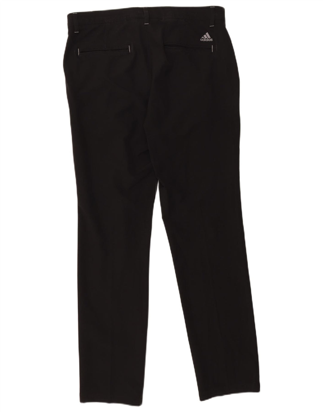 Adidas Straight Chino-bukser til mænd W32 L32 Sort polyester
