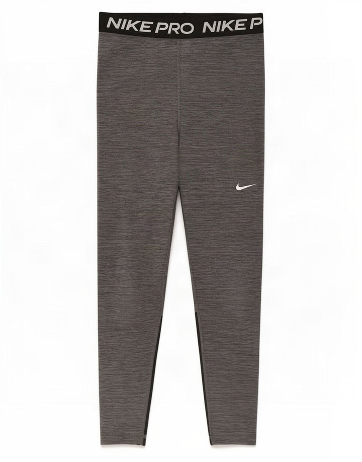 Nike Dame Grafiske Leggings UK 8 Small Grey Colourblock