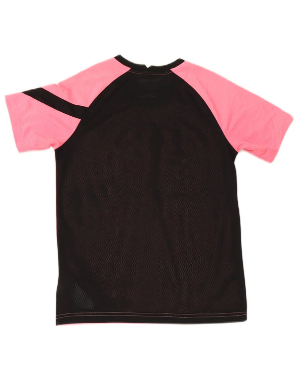Nike piger Dri Fit grafisk T-shirt top 12-13 år stor pink farveblok