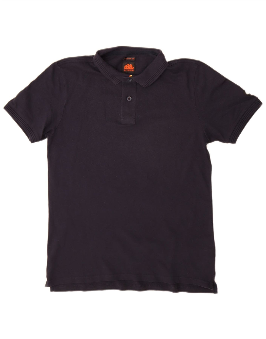 Sundek Herre Polo Shirt Medium Navy Blue Bomuld