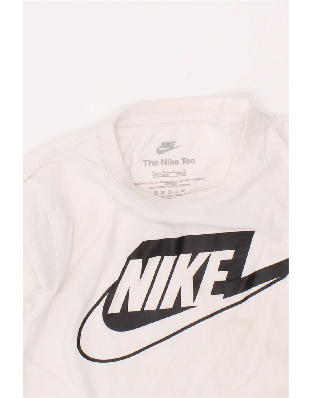 Nike drenge grafisk top langærmet 4-5 år lille hvid