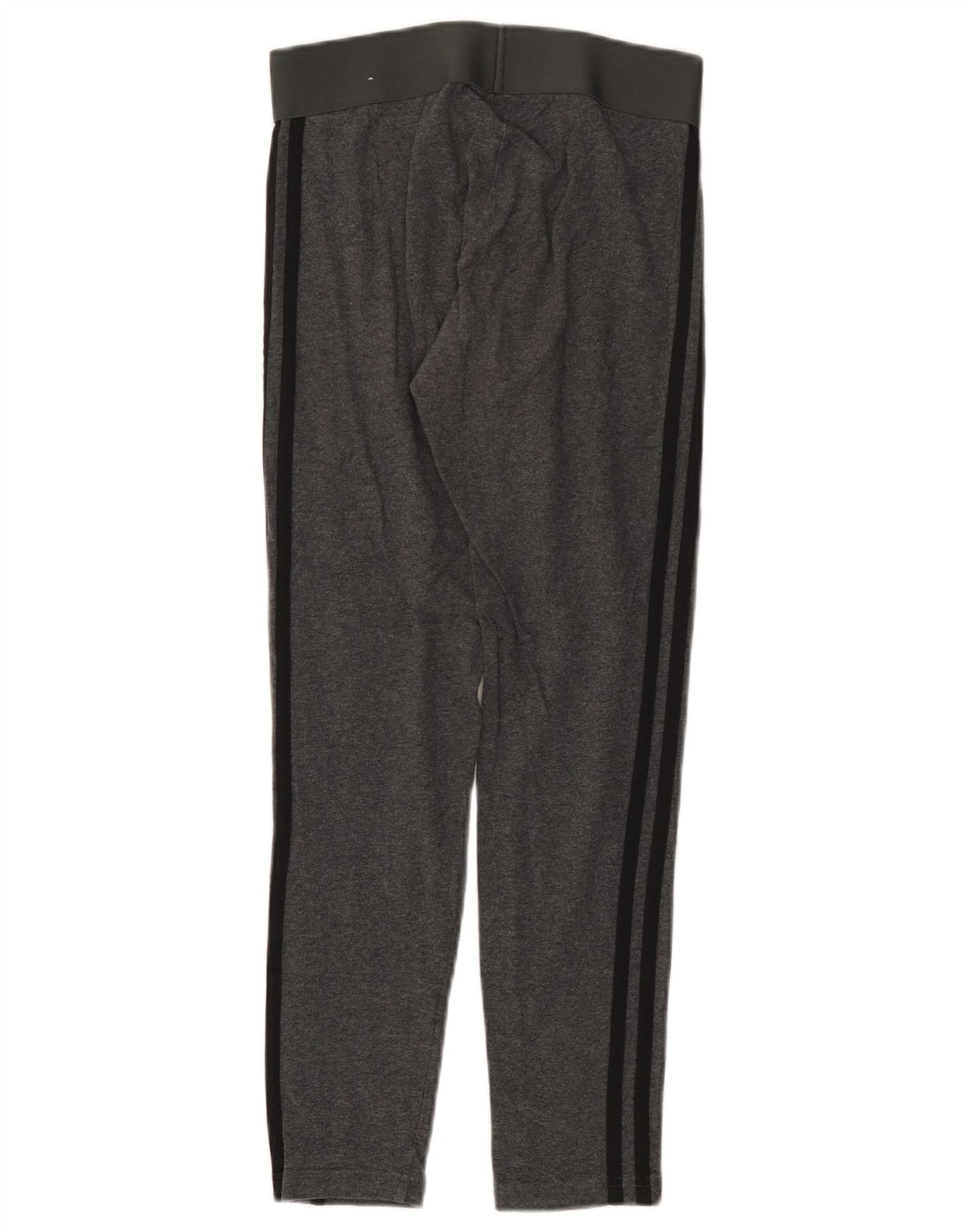 ADIDAS Dame Leggings UK 8 Små Grå Bomuld